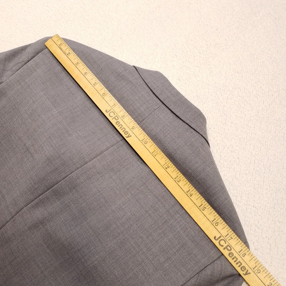 Jos. A. Bank Suit Jacket Mens 36R Gray Slim Fit 100% Wool Blazer 1905 Collection